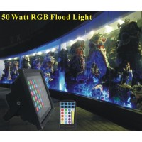 12 volt 50 watt color changing outdoor led flood light