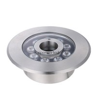 Round ring 9w stainless steel led fountain waterproof light