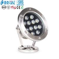 Waterproof RGB 12W Underwater IP68 LED Flood Spot Light Lamp Pool