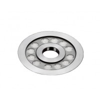 Stainless steel 304 IP68 waterproof 6w DMX PLC dmx led fountain nozzle lighting ring