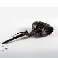 Warm white 12v 24v 220v 5w waterproof landscape spike light in garden light